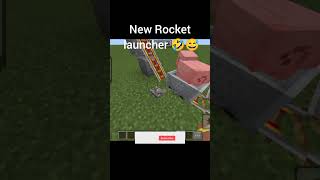 minecraft new Rocket launcher ☺️😅 [upl. by Enigroeg]