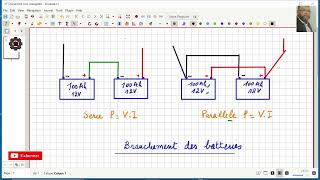 montge des batteries en serie t parallele [upl. by Alegnasor932]