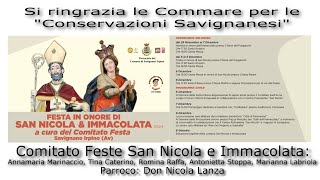 Le commare FESTA IN ONORE DI SAN NICOLA amp IMMACOLATA 2024 Savignano Irpino Av [upl. by Lonyer343]