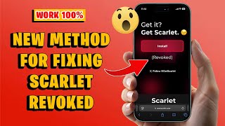 NEW Scarlet Method  Free Install IPA Files No PC  No Revoke [upl. by Netfa]