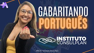 Português  Banca Instituto Consulplan  Concurso Nova Iguaçu [upl. by Norga]