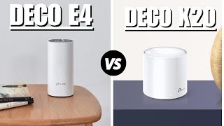 TPLink Deco e4 vs Tplink Deco x20  Which One Is Better [upl. by Leizar]