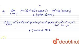 Find from first principles the derivative of the following wrt x  x22x2  CLASS [upl. by Esinrahs]