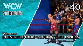 Steiner Brothers vs Rock n Roll Express  Day 40  WCW Worldwide WM2K N64 Mod [upl. by Cormac37]