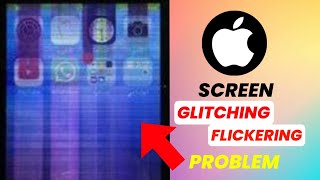 iPhone Screen Glitching or Flickering Problem Solution  iPhone Glitching Problem Solve [upl. by Nolyaw686]