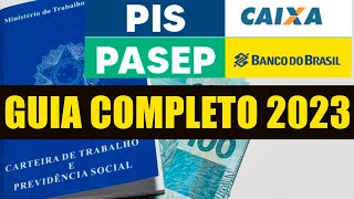 ABONO SALARIAL PISPASEP 2023 GUIA COMPLETO CALENDÁRIO DE PAGAMENTO CAIXA ECONÔMICA E BANCO BRASIL [upl. by Antonie]