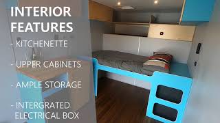 Box Truck Tiny House Tour by Contravans [upl. by Ailime448]