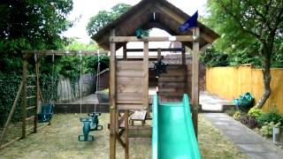 Dunster House Climbing Frame Installer Mega Fort [upl. by Mellman]