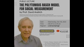 Public Lecture  quotThe Polytomous Rasch Model for Social Measurementquot [upl. by Roz]