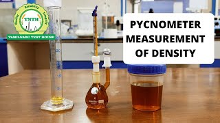 Determination of Specific gravity using Pycnometer Density PycnometerTamilnadu Test House [upl. by Dannye]