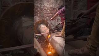 Cutting of Propeller Shaft shorts ironman blacksmith cruiseship [upl. by Eislek]