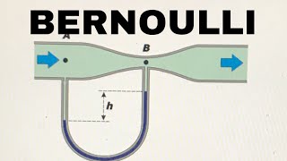 BERNOULLI  Medidor Venturi con manómetro diferencial Ejercicio 5 [upl. by Jillayne]