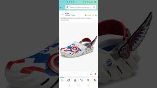 Crocs Zuecos unisex para adultos Marvel Captain America Ech [upl. by Anaib]