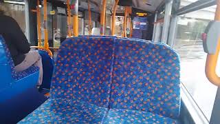 Fast Driver Journey on 11030 YX68UKP on bus route 474 [upl. by Rice]