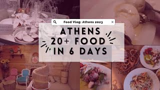 20 Hidden Gems for Foodies in Athens  Greek Restaurant Tour [upl. by Ainekahs420]