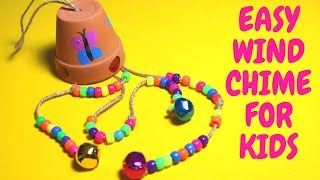 DIY Wind Chime  Mothers Day Crafts for Kids [upl. by Eenad]