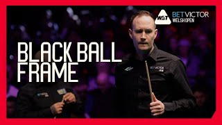 ODONNELL vs BRECEL  AMAZING BLACK BALL FRAME  BetVictor Welsh Open 2024 [upl. by Aehtrod]