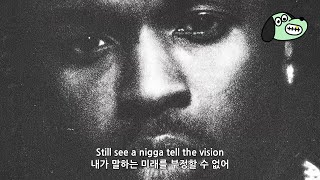 큰형님들의 동생 보내주기  Pop Smoke  Tell the Vision feat Kanye West amp Pusha T 가사해석 [upl. by Nojram650]