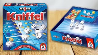 KNIFFEL FOR ONE  Spielregeln TV Spielanleitung Deutsch  Schmidt Spiele [upl. by Mortensen]