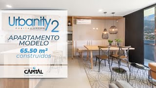 Urbanity 2  Apartamento modelo 6550 m2 construidos  Constructora Capital Medellín SAS [upl. by Nnaeerb]