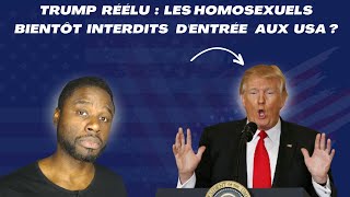 Donald Trump de Retour  Les Homoseggsuels Interdits dEntrée aux USA elections2024 africa news [upl. by Lunetta]