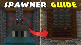 Minecraft Spider Spawner Farm  Minecraft Guide S3 EP28 [upl. by Eldnik]