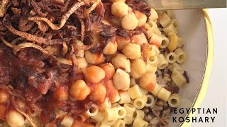 Recipe for Koshary An Egyptian Street Food [upl. by Ativ]