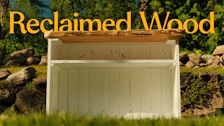 Building a SIDEBOARD from RECLAIMED PALLET WOOD [upl. by Eddra]