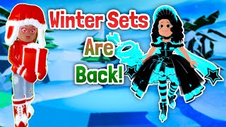 STARFROST SET And COZY SET Are BACK ROYALE HIGH WINTER SETS Royale High Update [upl. by Bloom]