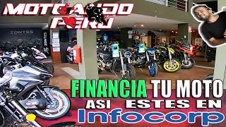 FINANCIA TU MOTO EN MOTEANDO PERU ASI ESTES EN INFOCORP😮 [upl. by Gervase]