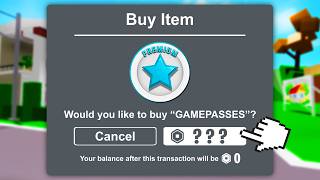 I Bought ALL THE GAMEPASSES in Brookhaven RP [upl. by Wadleigh]