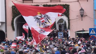 80 Hahnenkammrennen 2020  Medienrummel und FanzoneFun [upl. by Ewens987]