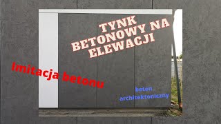 imitacja betonu płyty betonowe na elewacji beton architektoniczny efekt betonu [upl. by Ema]