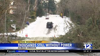 Thousands still without power across Oregon [upl. by Pattie577]