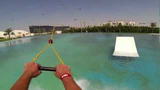 wakeboarding Al Forsan cable park Abu Dhabi [upl. by Gaskins413]