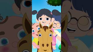 Saddle of Wood  Kids Riding The Horse  Lakadi Ki Kathi  English Rhymes [upl. by Adnileb910]