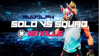 SOLO vs SQUADS 20 kills gameController vs Pc playersFortnite Mexico [upl. by Newbill714]