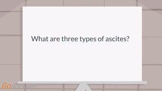 What are 3 types of ascites [upl. by Nahshunn450]