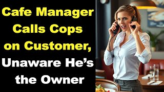 Cafe Manager Calls Cops on Customer Unaware He’s the Owner [upl. by Norby]