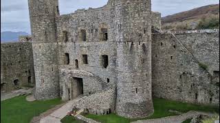 Harlech Castle Walkthrough [upl. by Annairb633]