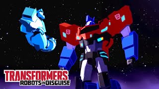 Transformers Robots in Disguise  Optimus in Space  COMPILATION  Transformers Official [upl. by Chessy]