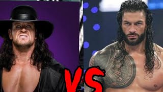 ROMAN REIGNS vs UNDERTAKER  Comparison  Who Is Better   Usman EDITx [upl. by Ymmot178]