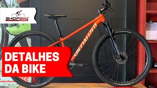 Bicicleta Aro 29 Specialized Rockhopper Elite XT 11v Laranja  Seminova [upl. by Werna255]