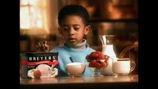 Breyers Ice Cream Its Only Natural Commercial The WB KBWBTV 20 Nov 8 2002 [upl. by Ahsienel]