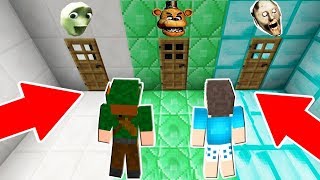 ENCONTRAMOS 3 PORTAS NO MINECRAFT QUAL ESCOLHER [upl. by Bijan362]