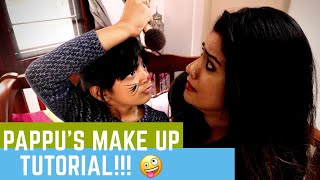 Pappuquots Make Up tutorial  Ag Vlogs Epi 52  Amritha Suresh  Abhirami Suresh  Pappu [upl. by Noira]