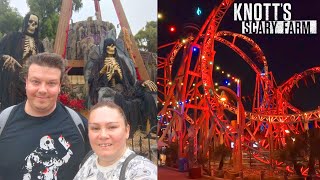 Knotts Scary Farm Vlog Halloween 2024  Amuseaholics [upl. by Mauldon]