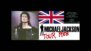 Michael Jackson Man In The Mirror Live at London 16th July 1988 Amateur Audio [upl. by Ahsilahk]