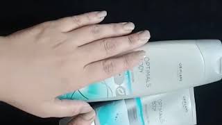 Oriflame optimals firming lotion for body shape and cellulite gel for reducing fats [upl. by Eiggem]