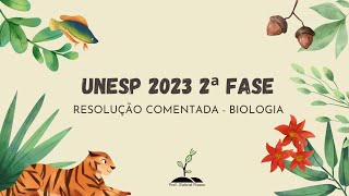 Resolução UNESP 2023 Biologia Segunda Fase [upl. by Marchese]